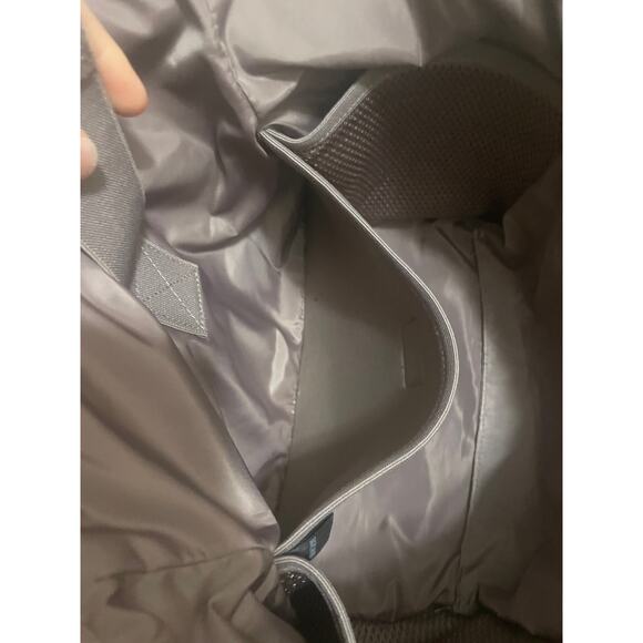 Dagne Dover Neoprene Medium Size Carryall Mauve Dune Top Zip Tote Crossbody - Picture 9 of 11